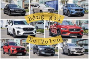 Bảng giá xe Volvo
